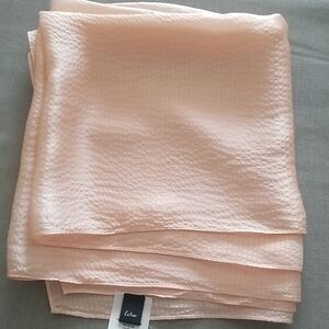 Peach Silk Scarf/Wrap